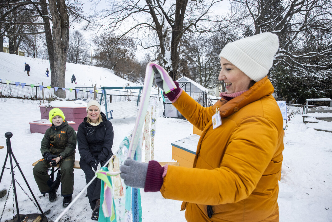 Prosjektleder Helene Gallis sørger for at Stensparken blir fylt med ønsker og drømmer. Prosjektleder Helene Gallis sørger for at Stensparken blir fylt med ønsker og drømmer.