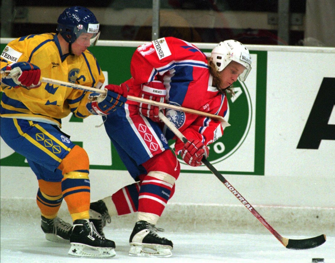 Shampo mot Sverige i ishockey-VM. Shampo mot Sverige i ishockey-VM.