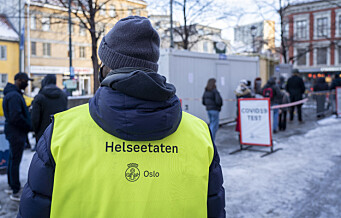 2.195 nye koronasmittede registrert i Oslo siste døgn