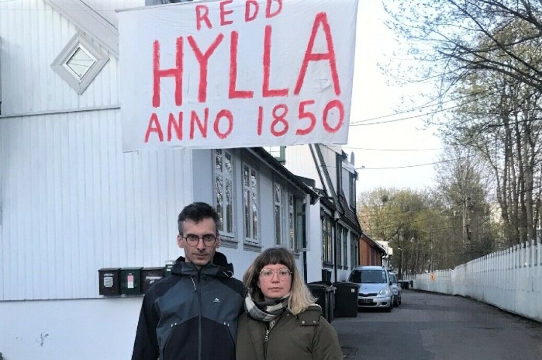 Mirjam Berg Abrahamsen og Aurelien Darthout kan bli tvuget til å flytte fra Hylla dersom Bane Nor får viljen sin. Mirjam Berg Abrahamsen og Aurelien Darthout kan bli tvuget til å flytte fra Hylla dersom Bane Nor får viljen sin.