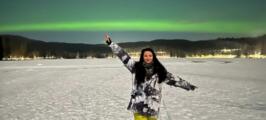 Loredana (32) dro på nordlyssafari til Sognsvann: — Alle begynte å skrike og juble