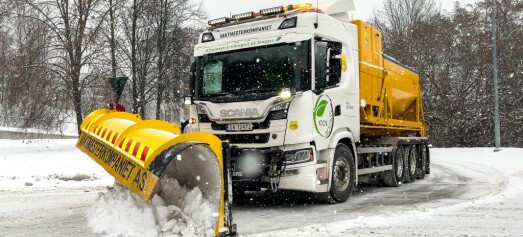 Brøytebiler på biogass skal snørydde statlige veier i Oslo-området