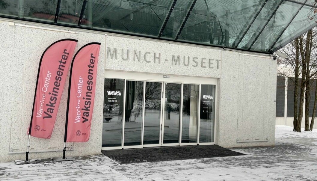 Det gamle Munch-museet er blitt til vaksinesenter.