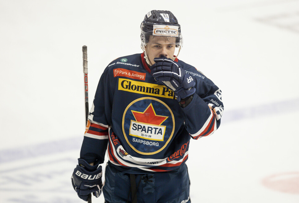 Spartas Calle Spaberg Olsen krediteres to av Spartas sju scoringer mot MS.