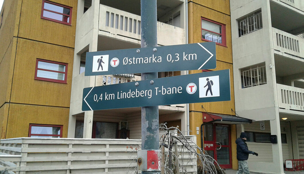 Like ved Lindeberg T-banestasjon - og like ved inngangen til Østmarka. Like ved Lindeberg T-banestasjon - og like ved inngangen til Østmarka.