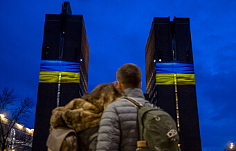 Mange markeringer i kveld: Folk viser avsky mot Russlands invasjon av Ukraina. Se bildene