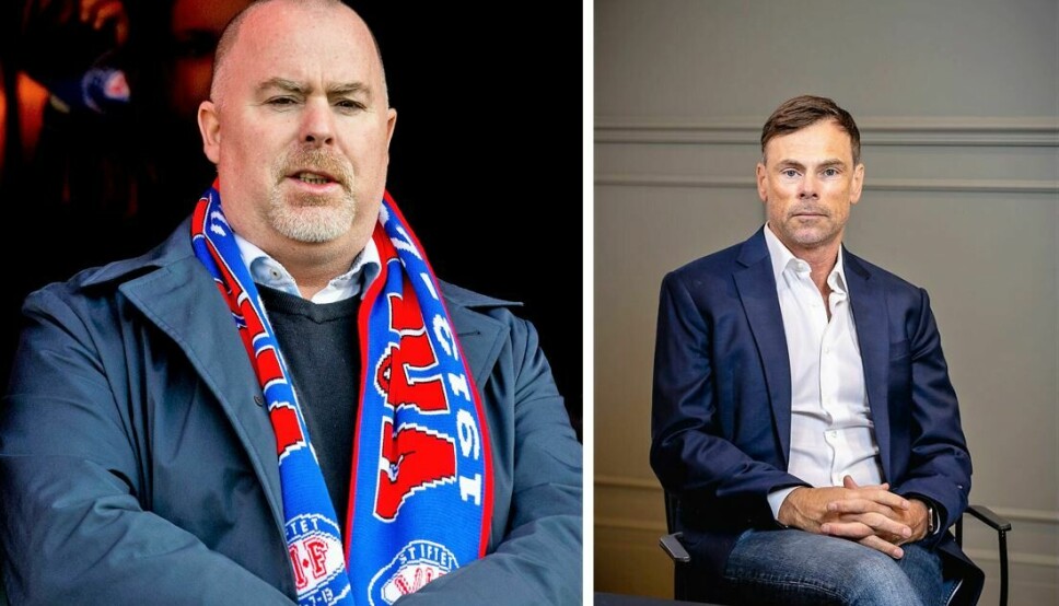Klanen hevder at styreleder Jan Tore Kjær (til v.) og styremedlem Rune Syversen vil forsøke å kuppe årsmøtet til Vålerenga ishockey Elite, førstkommende fredag.
