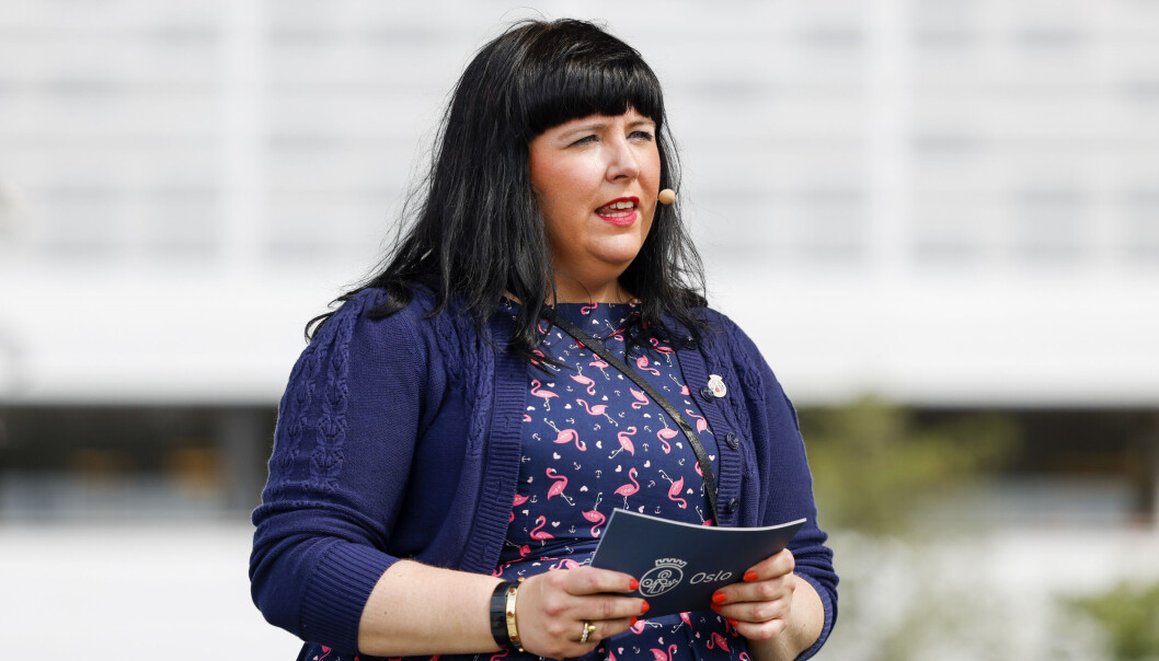 — Oslobygg er en alternativ vei inn på boligmarkedet. Byrådet påstår ikke at det er hele løsningen, sier næringsbyråd Victoria Marie Evensen (Ap). — Oslobygg er en alternativ vei inn på boligmarkedet. Byrådet påstår ikke at det er hele løsningen, sier næringsbyråd Victoria Marie Evensen (Ap).