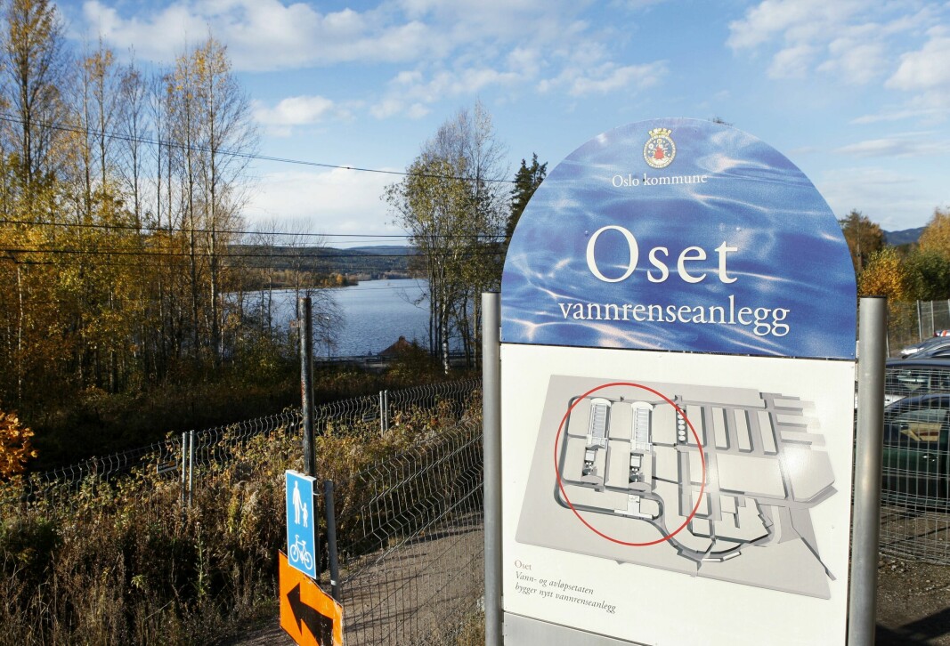Oset-anlegget ved Maridalsvannet er Oslos hovedkilde for drikkevann. Men lave magasiner i Marka gjør at hovedstaden nå må få vann fra Nedre Romerike og Bærum.