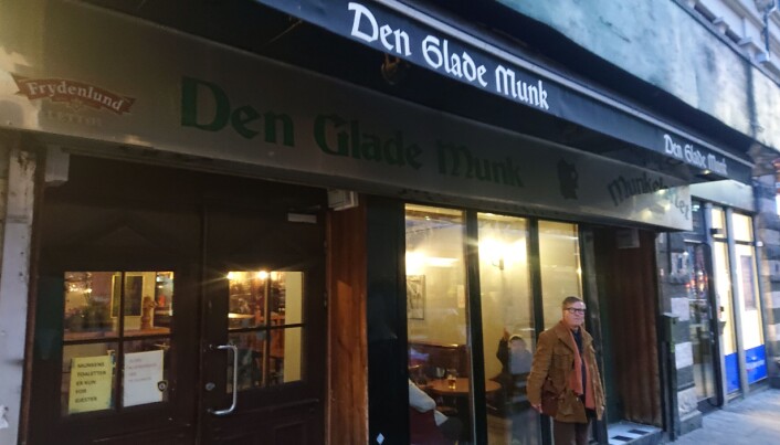 På «Munken» er det ofte liv, men kanskje særlig sent på kvelden. På «Munken» er det ofte liv, men kanskje særlig sent på kvelden.