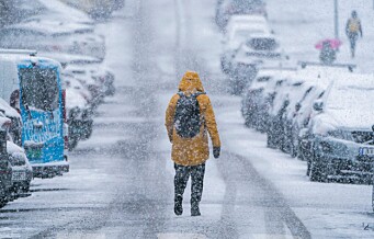 Varsler snøfall på Østlandet - Oslo kan få 10 centimeter