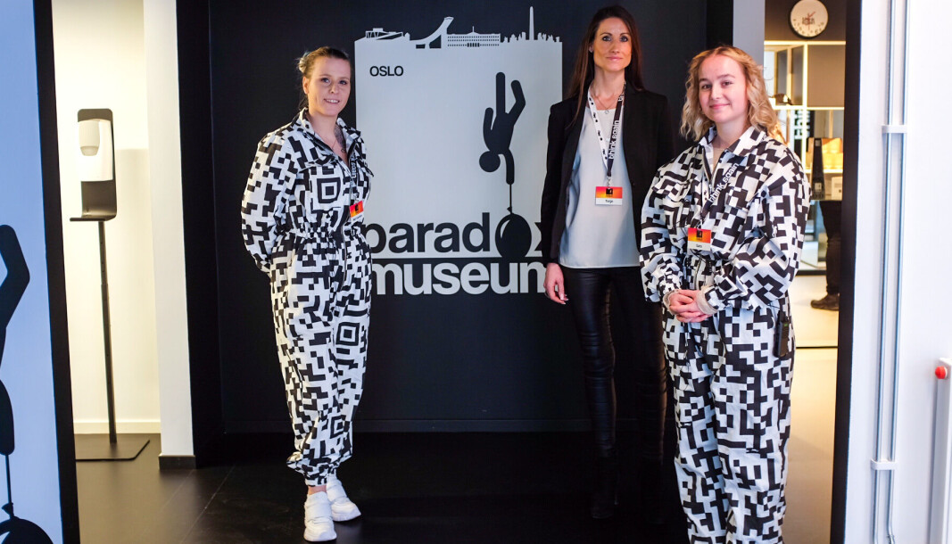 Vi blir tatt imot av Paradox sine verter og daglig leder av museet, Tonje Emilie Marhaug Bjørnerud. Vi blir tatt imot av Paradox sine verter og daglig leder av museet, Tonje Emilie Marhaug Bjørnerud.