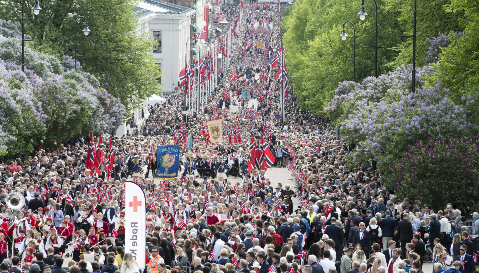 I år blir barnetoget i Oslo slik vi er blitt vant til å se det på 17. mai. Her fra Karl Johans gate i 2018.