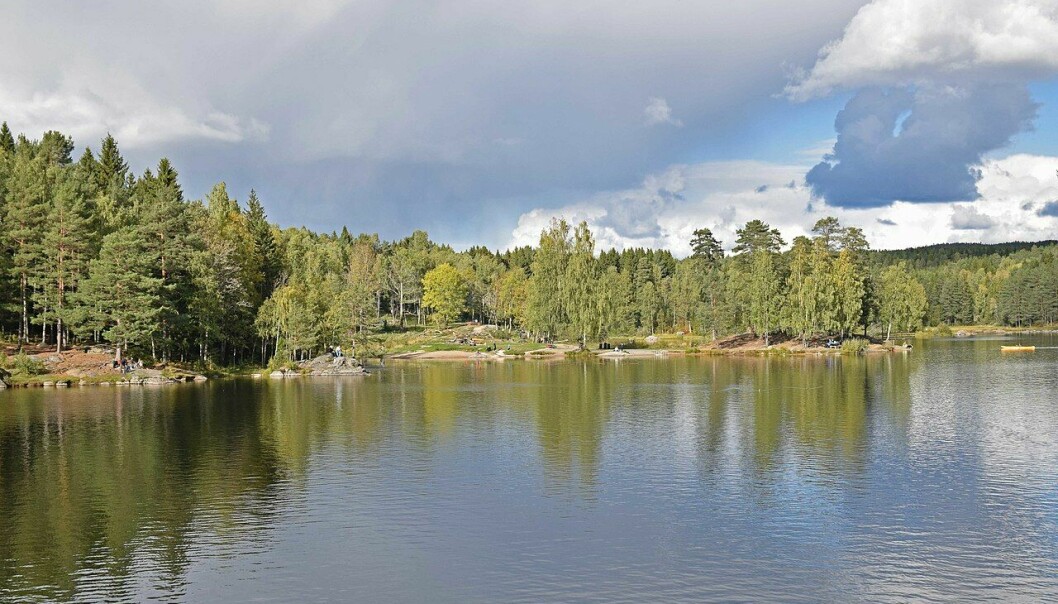 Badeplassene ved Nøklevann kan bli stengt hvis Oslo rammes av ekstrem tørke. Vannet i Østmarka var drikkevann frem til 1983, og er fortsatt reservedrikkevann.