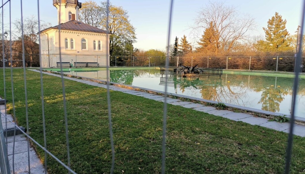 Speilbassenget på St. Hanshaugen vil bli tømt for vann som følge av vannmangelen i byen.