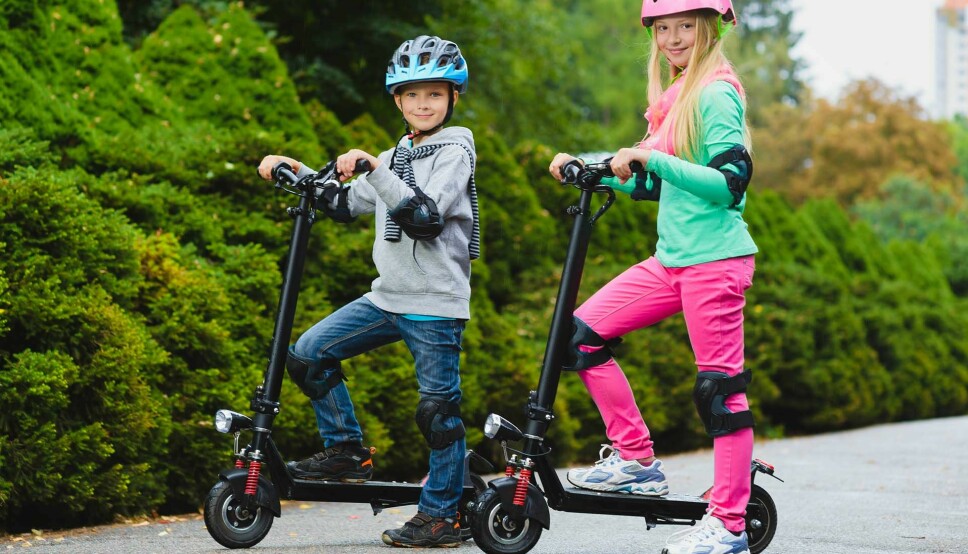 Barn ned i 12-årsalderen blir å finne i trafikken med de nye reglene for elsparkesykler.