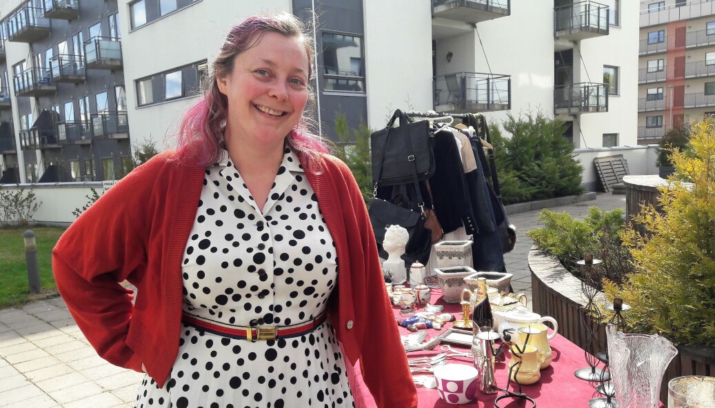 Nestleder Pernille Hansen i Naturvernforbundet tok sykkelen fatt og besøkte flere nabolagsmarkeder lørdag. Nestleder Pernille Hansen i Naturvernforbundet tok sykkelen fatt og besøkte flere nabolagsmarkeder lørdag.