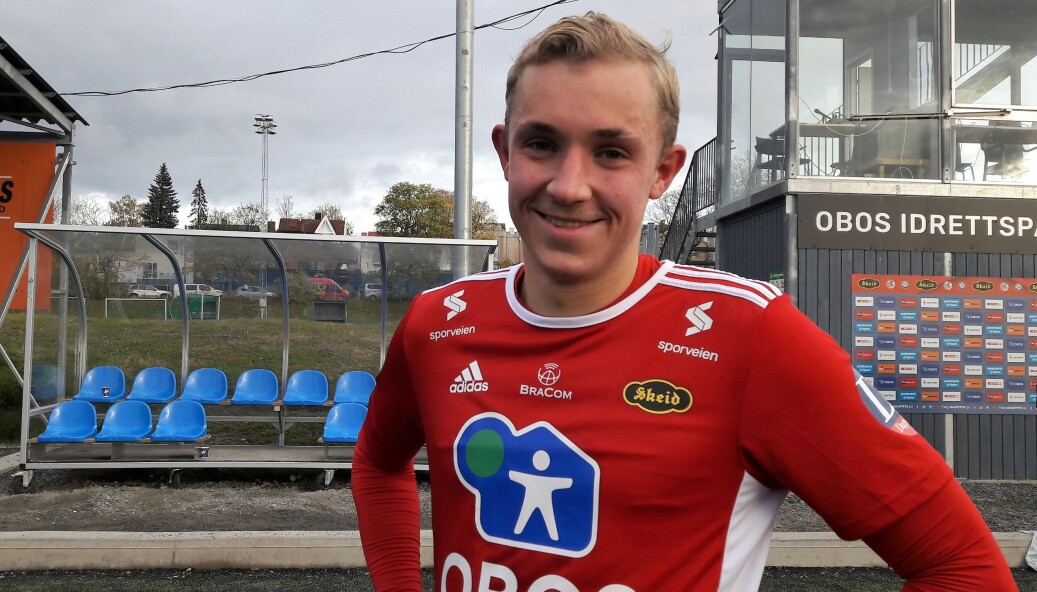 Innbytter Gabriel Andersen skåret ikke, men skuddet hans lagde dagens største brøl fra tribunen Innbytter Gabriel Andersen skåret ikke, men skuddet hans lagde dagens største brøl fra tribunen