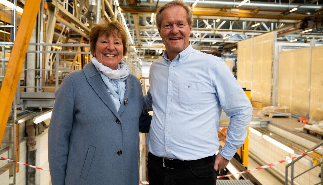 Ordfører Marianne Borgen og sporveissjef Cato Hellesjø sto for åpningen av t-baneverkstedet. Ordfører Marianne Borgen og sporveissjef Cato Hellesjø sto for åpningen av t-baneverkstedet.