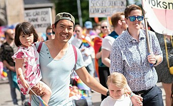 Oslo Pride med eget program for barn. - Håper barn med skeive foreldre møter andre som seg selv