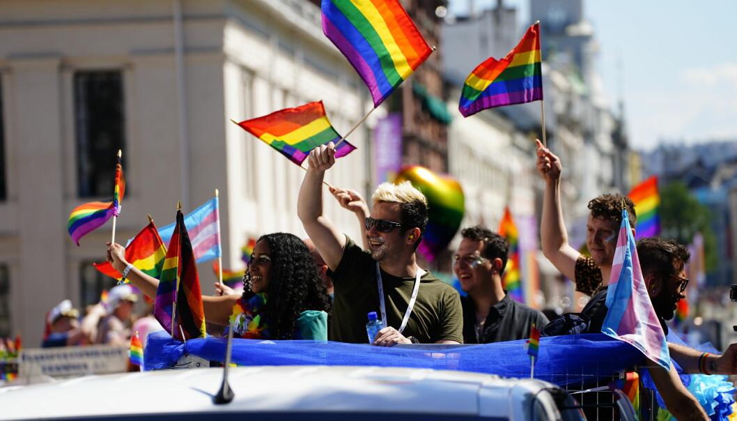 Det var Pride-parade også i fjor. Men hele festivalen bar naturlig nok preg av koronarestriksjoner, og samlet ikke like mange som i 2019.