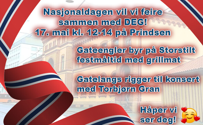 Gateengler inviterer til fest. Gateengler inviterer til fest.
