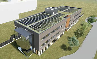 Nå åpnes pilotanlegget for solceller på det grønne taket på Løren skole