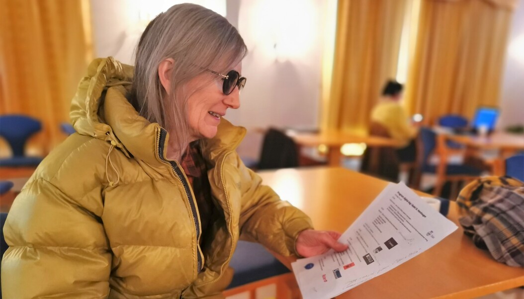 Alltid noe nytt å lære: Her er Liv på digitalkurs for seniorer på St. Hanshaugen seniorsenter. Alltid noe nytt å lære: Her er Liv på digitalkurs for seniorer på St. Hanshaugen seniorsenter.