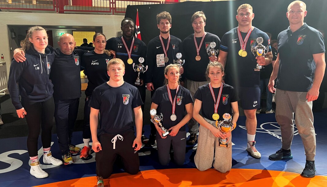 Bryterne fra Sportsklubben 09 tok godt for seg av medaljesamlingen under årets bryte-NM på Fauske Bryterne fra Sportsklubben 09 tok godt for seg av medaljesamlingen under årets bryte-NM på Fauske