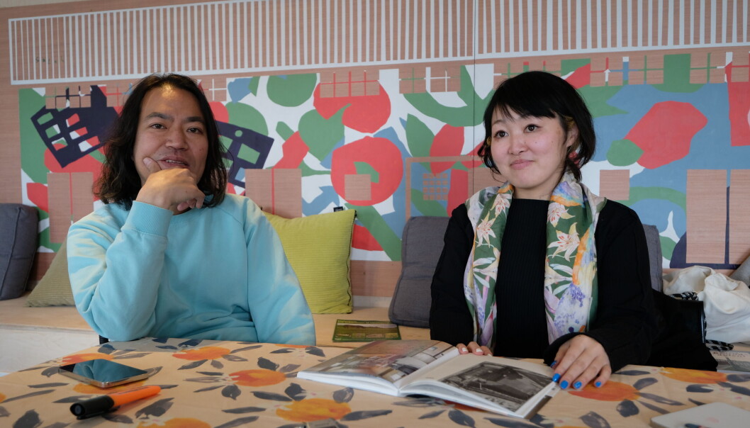 Kozo Kadowaki (t.v.) og Ryoko Iwase var begge til stede på idédugnadsdagene på Sletteløkka i begynnelsen av mai. Kozo Kadowaki (t.v.) og Ryoko Iwase var begge til stede på idédugnadsdagene på Sletteløkka i begynnelsen av mai.