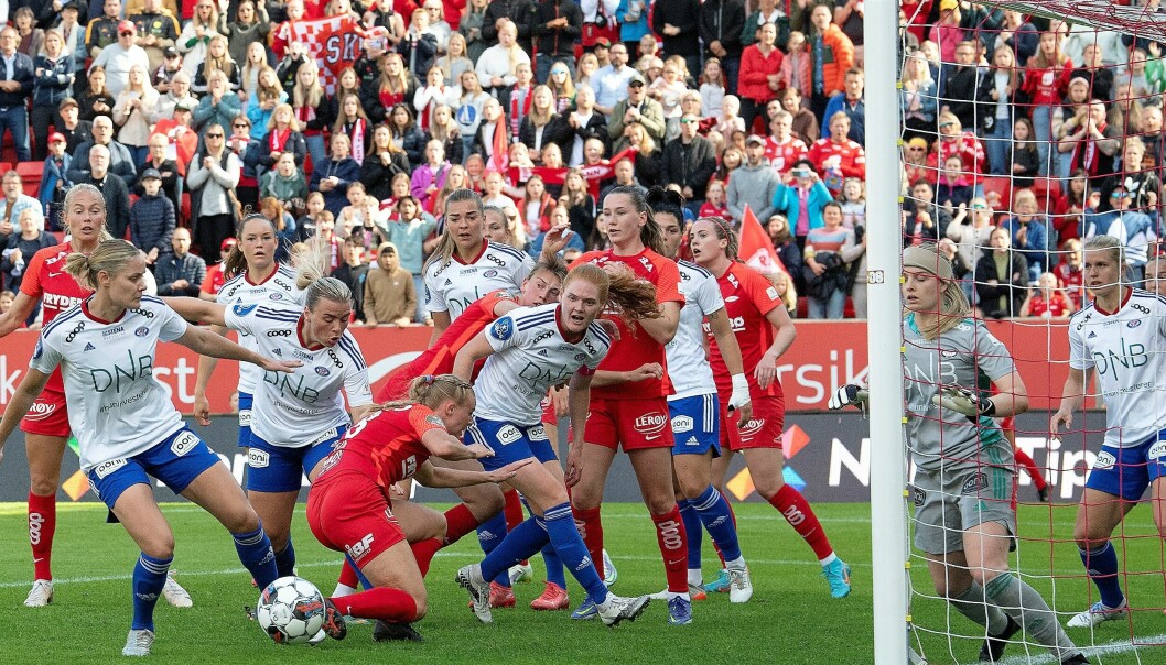 Vålerenga klarte ikke å score i Toppseriekampen mellom Brann og Vålerenga på Brann stadion. 1-0. Foto: Marit Hommedal / NTB