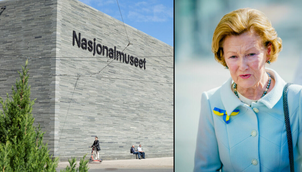 Kunstelsker dronning Sonja får følge av kongelige og andre prominenter når Nasjonalmusset åpner lørdag.