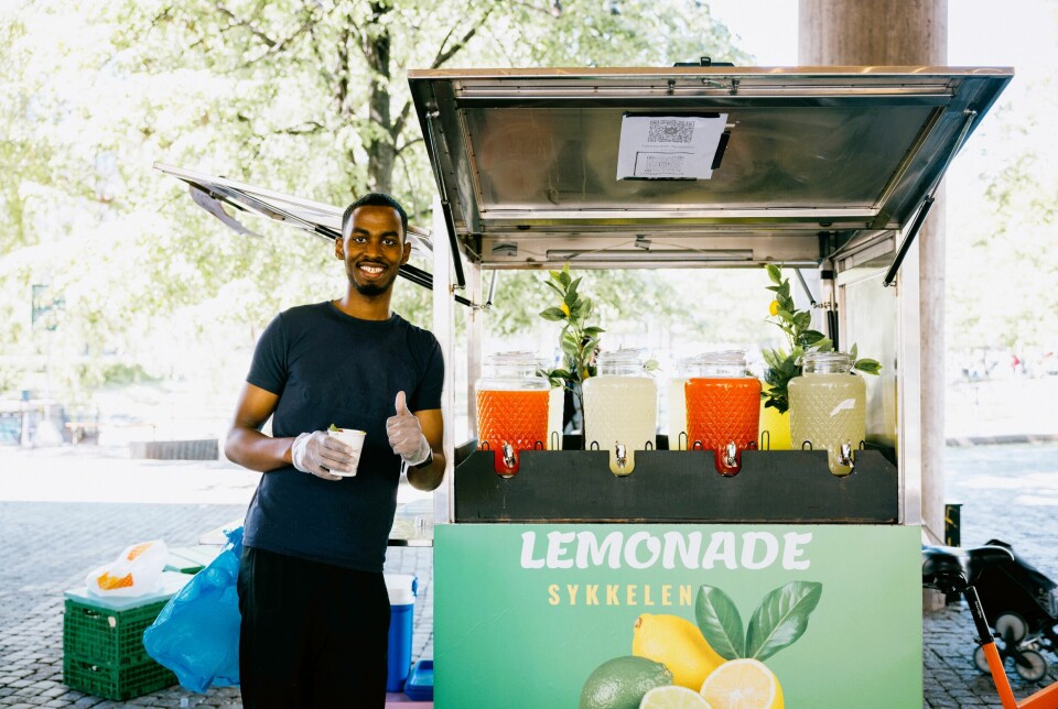Byens ferskeste lemonade finner du på en lemonadesykkel nær deg.