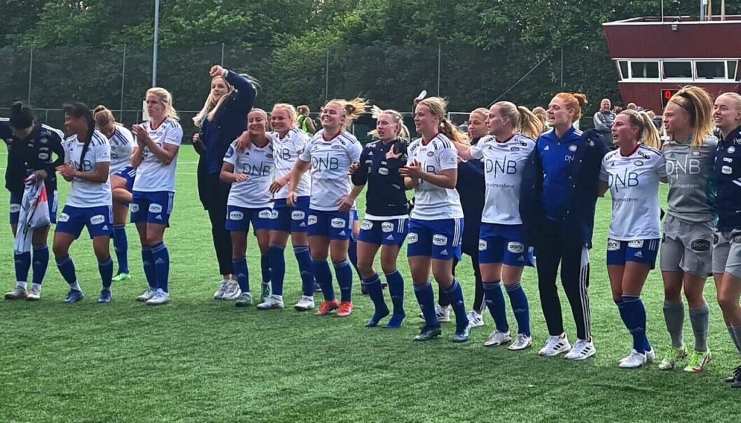 Godt for Vålerenga å kunne juble over tre poeng igjen. Godt for Vålerenga å kunne juble over tre poeng igjen.
