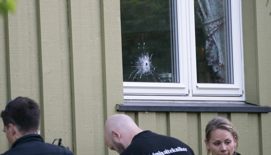 Ingen kom til skade da det ble avfyrt skudd mot en leilighet på Kjelsås.