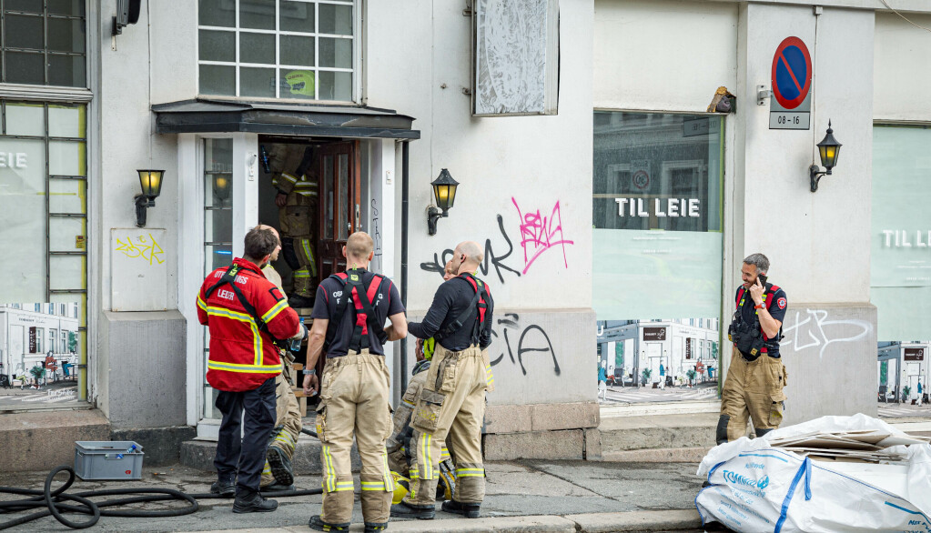 Brannen har trolig startet i et ventilasjonsanlegg, mener brannvesenet. Brannen har trolig startet i et ventilasjonsanlegg, mener brannvesenet.