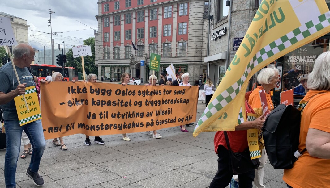 Sykehusaksjonene i Oslo er mot utbygging av sykehusene på Gaustad og Aker, og ønsker å utvikle sykehusområdet på Ullevål i stedet. Sykehusaksjonene i Oslo er mot utbygging av sykehusene på Gaustad og Aker, og ønsker å utvikle sykehusområdet på Ullevål i stedet.
