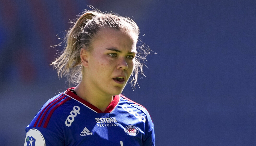 Det ble en tung dag på jobben for innbytter Olaug Tvedten og resten av Vålerenga-kvinnene mot Rosenborg lørdag kveld.