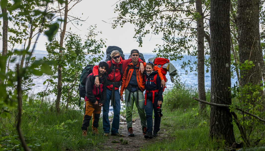 – Oslo blir et fint eksempel på hvorfor man må ta vare på strandsonen, og man kan bruke det som et eksempel på hvordan det kan bli for resten av landet og kysten, hvis det utvikler seg for langt, sier Stian Opsahl. Her er fire av turkameratene hans avbildet. – Oslo blir et fint eksempel på hvorfor man må ta vare på strandsonen, og man kan bruke det som et eksempel på hvordan det kan bli for resten av landet og kysten, hvis det utvikler seg for langt, sier Stian Opsahl. Her er fire av turkameratene hans avbildet.