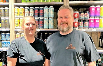 Martine (33) og Roar (48) åpner utsalg for håndverksbrygget øl på Storo Storsenter