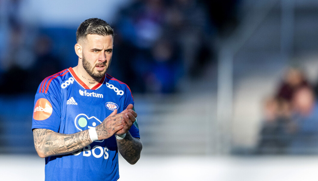 Aron Dønnum ble den store helten for Vålerenga onsdag. Aron Dønnum ble den store helten for Vålerenga onsdag.