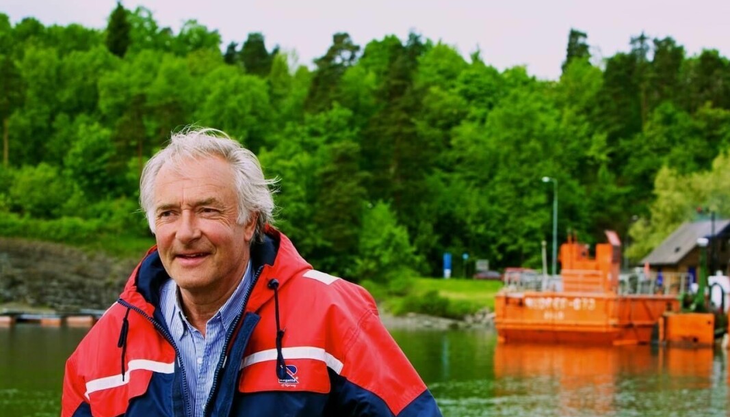 Knut Christian Hallan i 2006, da kampen mot forurensningen fra giftslammet nettopp hadde startet.