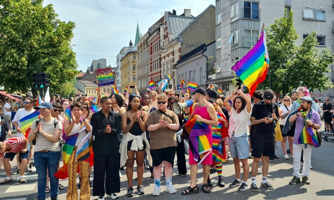 Mange stilte lørdag opp i et alternativ markering av Pride-dagen og gikk sammen fra Grønland da Pride ble avlyst.