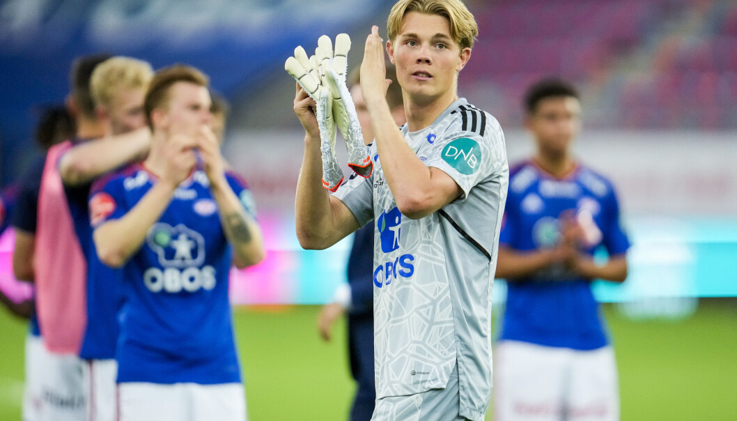 Magnus Sjøeng etter NM-kampen i fotball mellom Vålerenga og Bodø/Glimt på Intility Arena. Foto: Beate Oma Dahle / NTB Magnus Sjøeng etter NM-kampen i fotball mellom Vålerenga og Bodø/Glimt på Intility Arena. Foto: Beate Oma Dahle / NTB