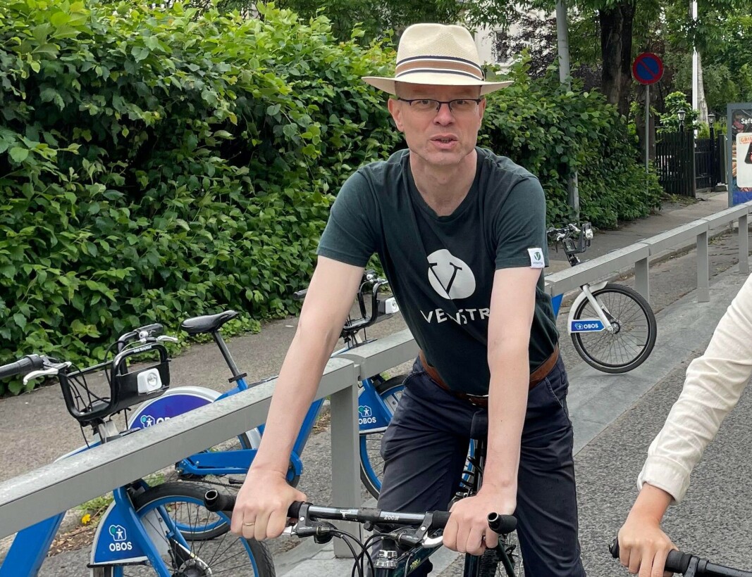 — Hovedproblemet er farten på bilene, så denne må først og fremst ned, sier Venstres Tore Wilken Nitter Walaker om krysset Niels Juels gate og Drammensveien på Skillebekk. — Hovedproblemet er farten på bilene, så denne må først og fremst ned, sier Venstres Tore Wilken Nitter Walaker om krysset Niels Juels gate og Drammensveien på Skillebekk.