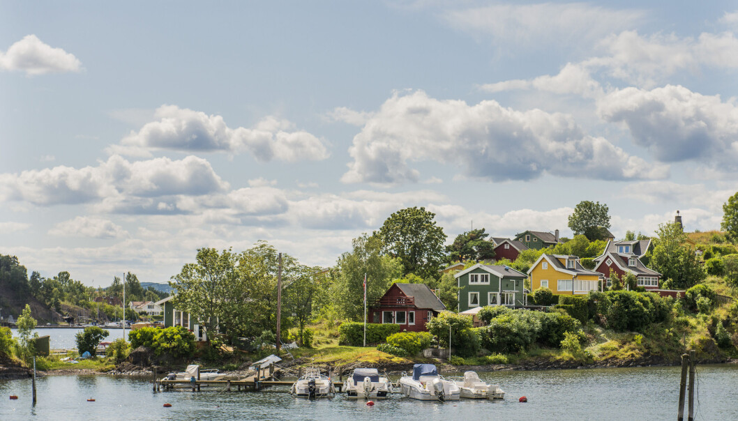 Hytter og fritidsboliger på Lindøya i indre Oslofjord. Hytter og fritidsboliger på Lindøya i indre Oslofjord.