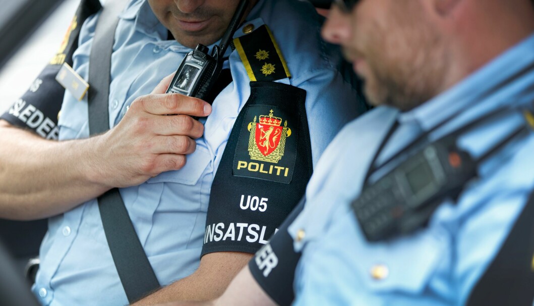 Oslo-politiet i arbeid.