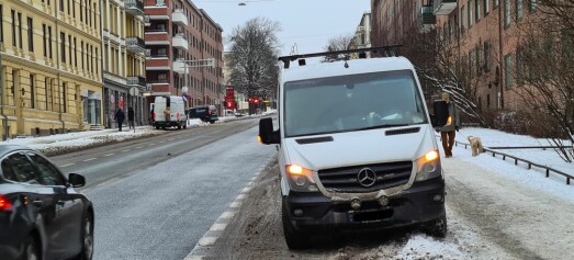 Oslofolk verst på bruk av nødblink for å parkere ulovlig