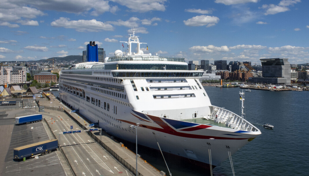 Cruiseskipet Aurora fra P & O Cruises er ett av skipene som har lagt til kai i Oslo i år. Cruiseskipet Aurora fra P & O Cruises er ett av skipene som har lagt til kai i Oslo i år.