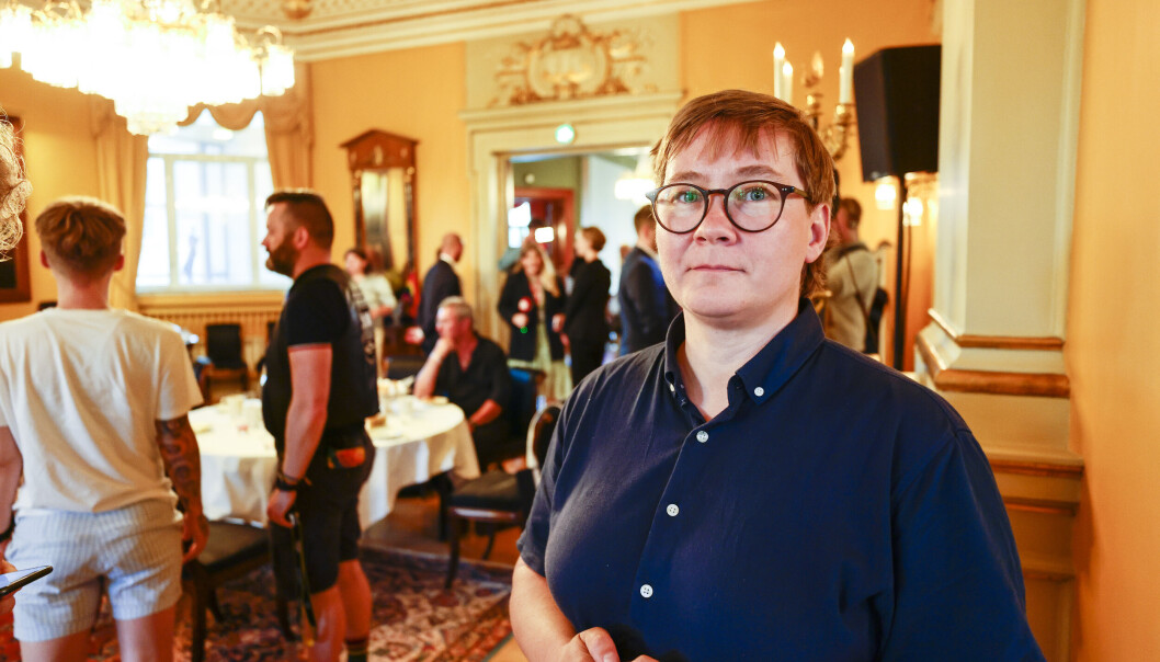 Leder for Oslo Pride Inger Kristin Haugsevje opplyser at det er usikkert om det blir pride-parade i Oslo i år. Leder for Oslo Pride Inger Kristin Haugsevje opplyser at det er usikkert om det blir pride-parade i Oslo i år.